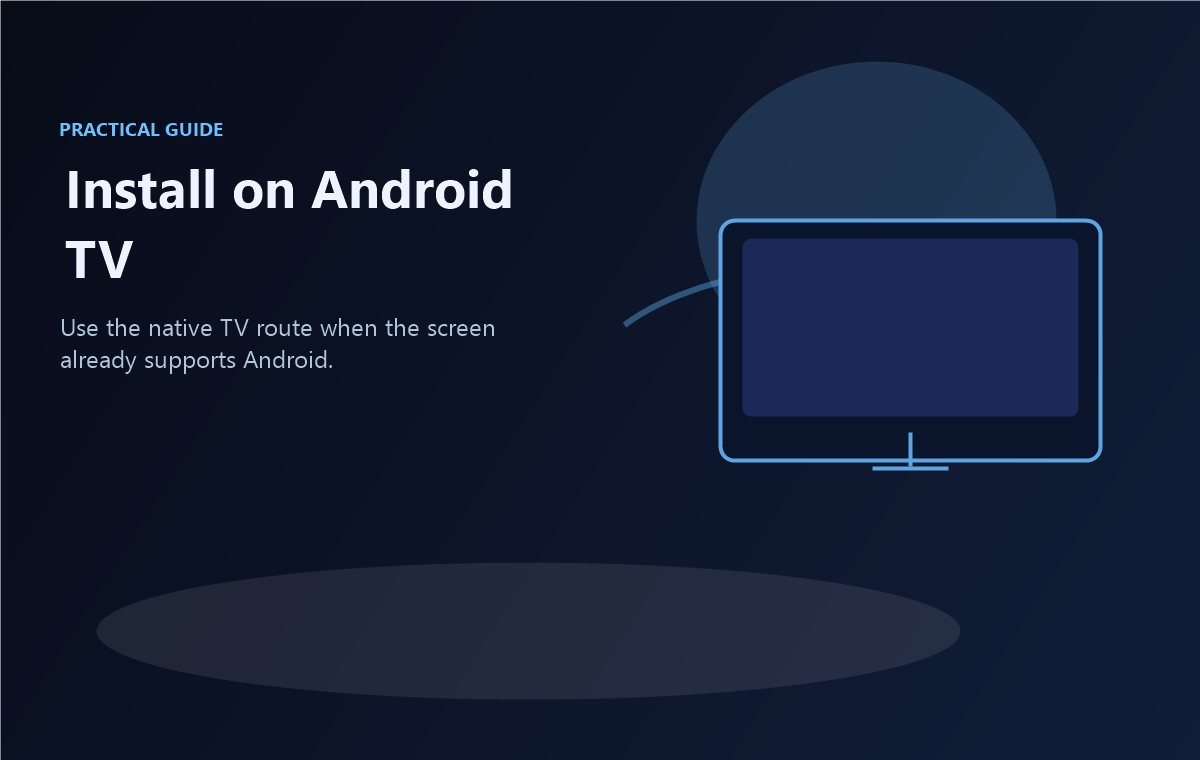 Install YouCine on Android TV and Google TV