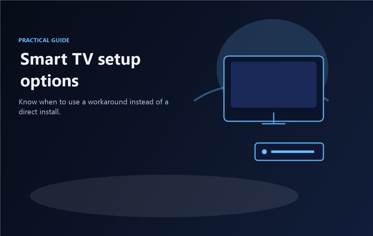 Smart TV Setup Options