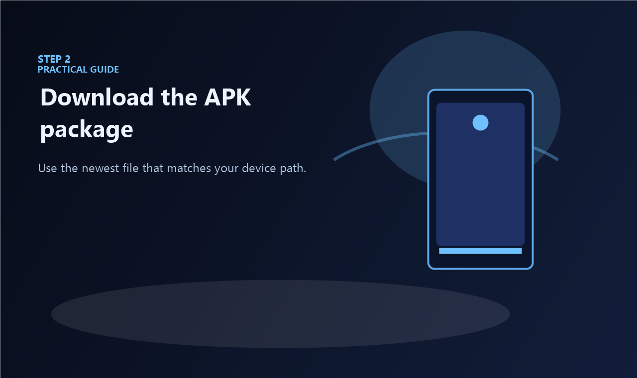 Download the package to the TV